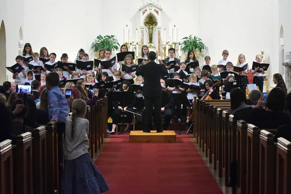 The Sacred Music for Advent and Christmas was held at St. Patrick Cathedral in Charlotte on Dec. 3. Watch full video of the concert: https://youtu.be/6wZdP22IF0Q (Photo by James Sarkis)