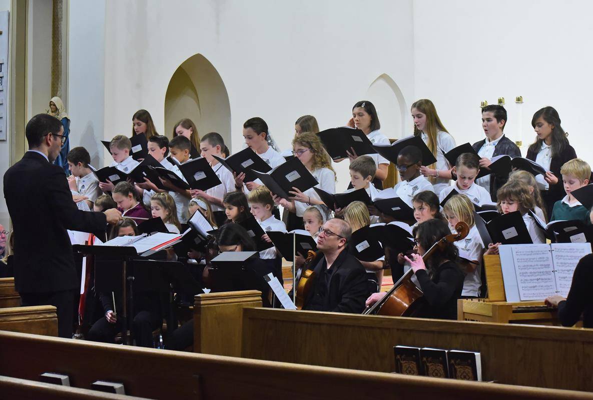 The Sacred Music for Advent and Christmas was held at St. Patrick Cathedral in Charlotte on Dec. 3. Watch full video of the concert: https://youtu.be/6wZdP22IF0Q (Photo by James Sarkis)