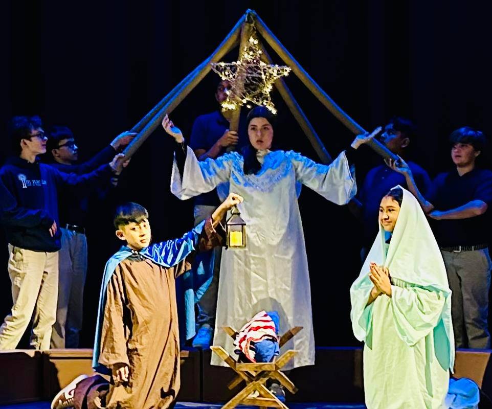 Nearly every student at Immaculata School appeared in “The Branch from Jesse's Tree” Dec. 19 on the Thomas E. Orr Stage at Hendersonville High School.