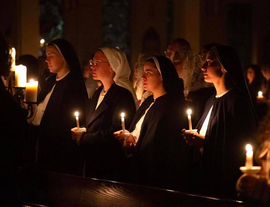St. Mark Church in Huntersville celebrated the shortest day of the year with a beautiful Advent tradition, the Rorate Mass. Held before dawn, the Mass is celebrated only by candlelight.