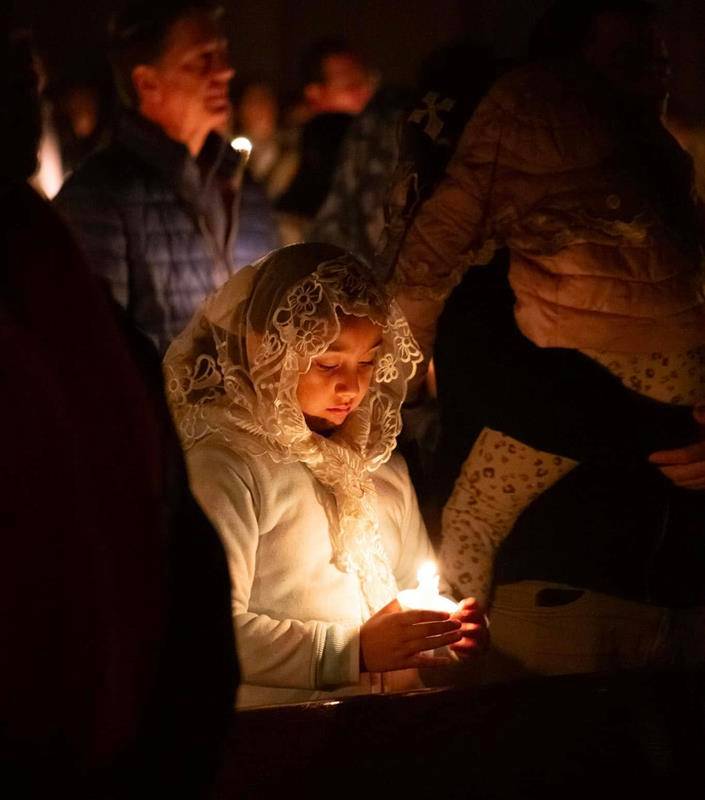 St. Mark Church in Huntersville celebrated the shortest day of the year with a beautiful Advent tradition, the Rorate Mass. Held before dawn, the Mass is celebrated only by candlelight.
