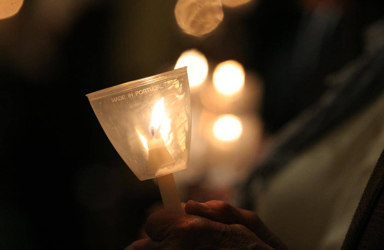 CHARLOTTE — Easter Vigil at St. Ann Church in Charlotte. (By SueAnn Howell)
