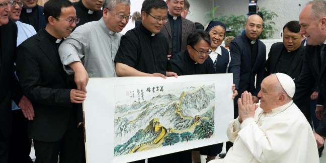 Pope says faith in China has been safeguarded by God
